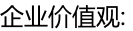 企業價值觀: